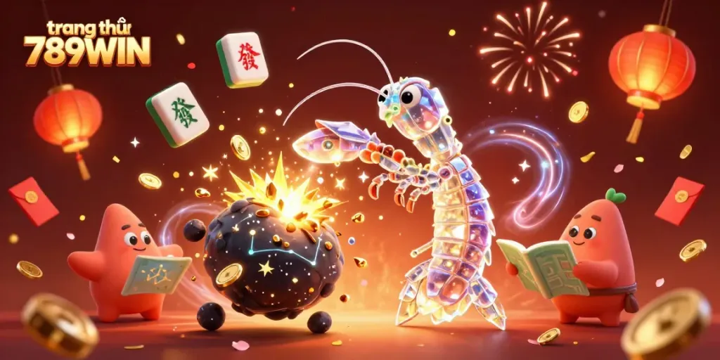 Experience excitement at trang chủ 789WIN with a galactic mantis shrimp bursts through asteroid gems.