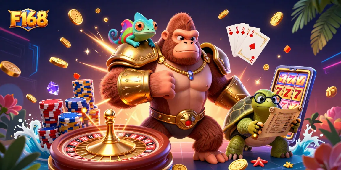 Engage in thrilling gameplay at F168 with exotic characters and dynamic casino elements.