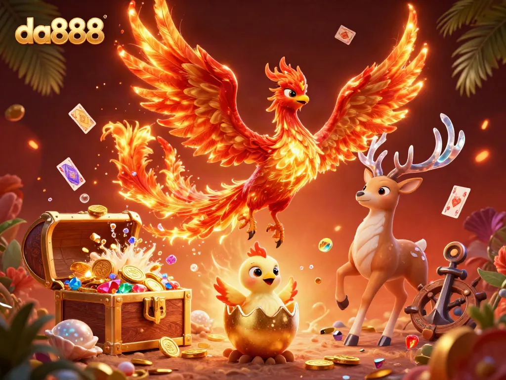 Experience the exciting atmosphere of da888 casino games with stunning phoenix visuals and vibrant elements.