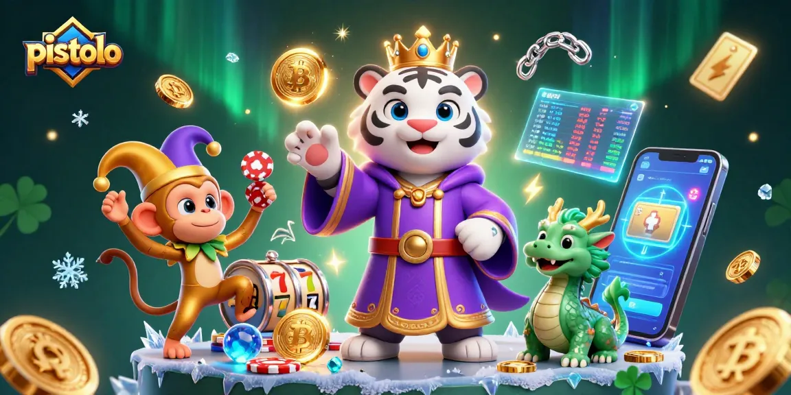 Pistolo Casino biedt een meeslepende wereld van slots en bonussen, met een speelse tijger en een gouden aap die vullen met spanning.