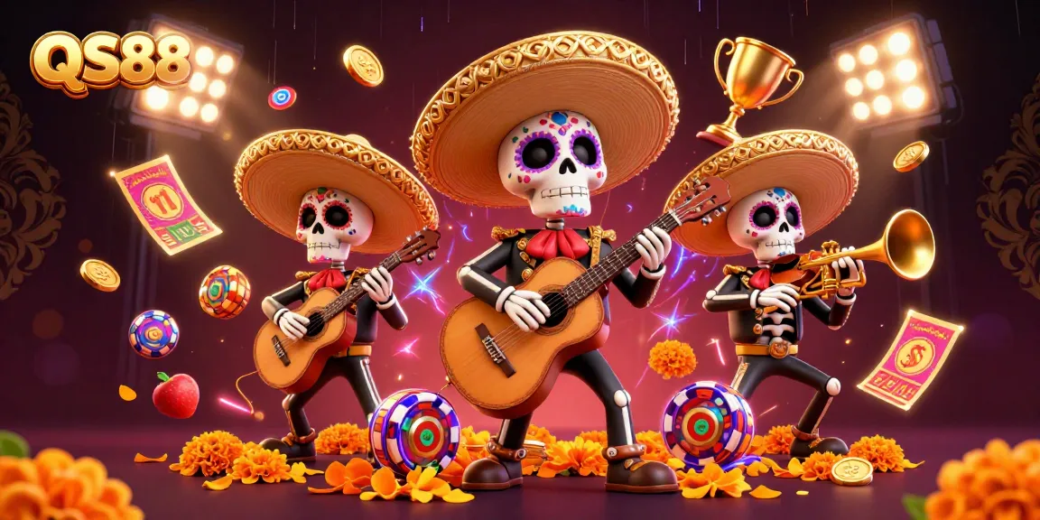 Engage in thrilling casino action with QS88's vibrant mariachi-themed slot experience.