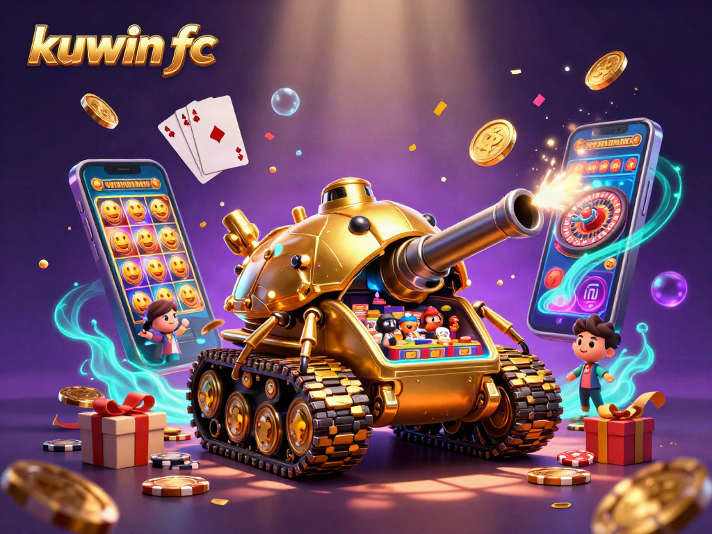 Engage with kuwin fc's vibrant gaming scene featuring a golden beetle tank casino filled with exciting gambling elements.
