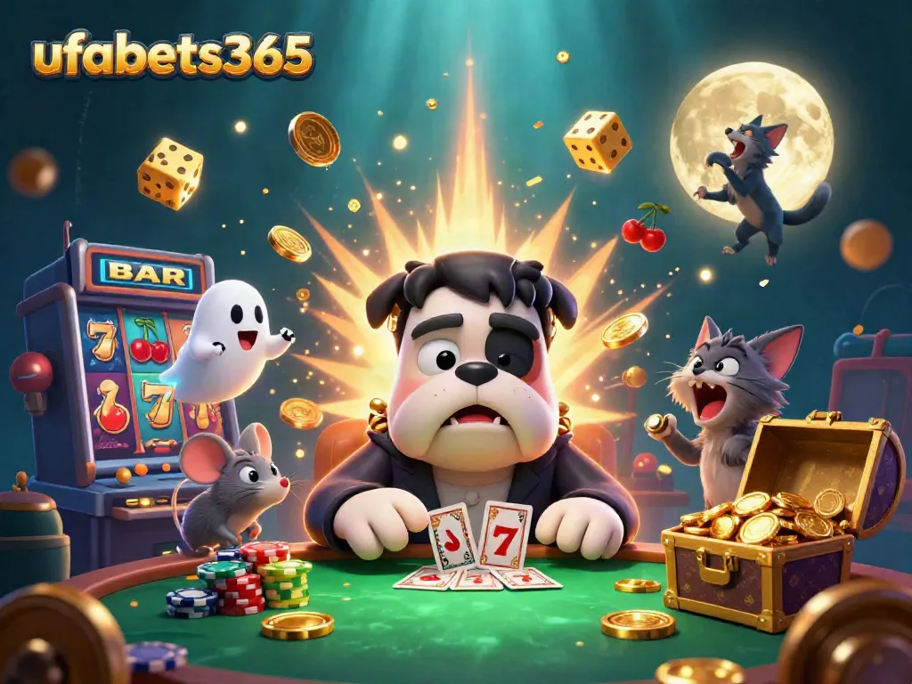 Experience thrilling gameplay with ufabets365's vibrant 3D cartoon gaming scene featuring engaging characters.