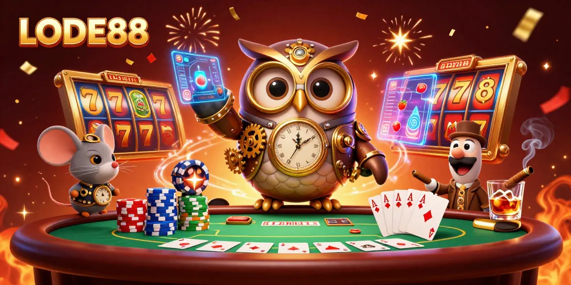 Experience winning strategies at LODE88 with vibrant slots and immersive casino elements.