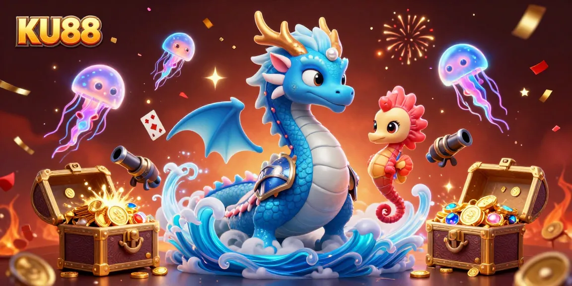 Join the excitement at KU88 with dragon-themed underwater gambling adventures!