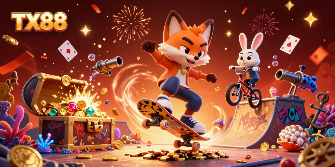 Engage with TX88 and experience thrilling 3D casino adventures with dynamic characters and vibrant themes.