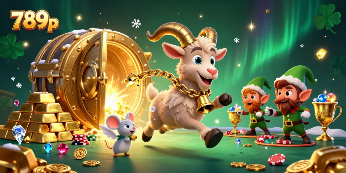 Experience thrilling gameplay at 789p, featuring a bustling casino atmosphere with cartoon characters.